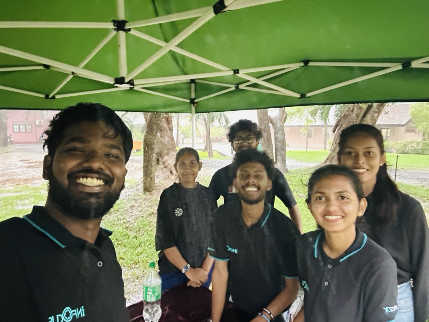 InFocus Media team at the coverage tent