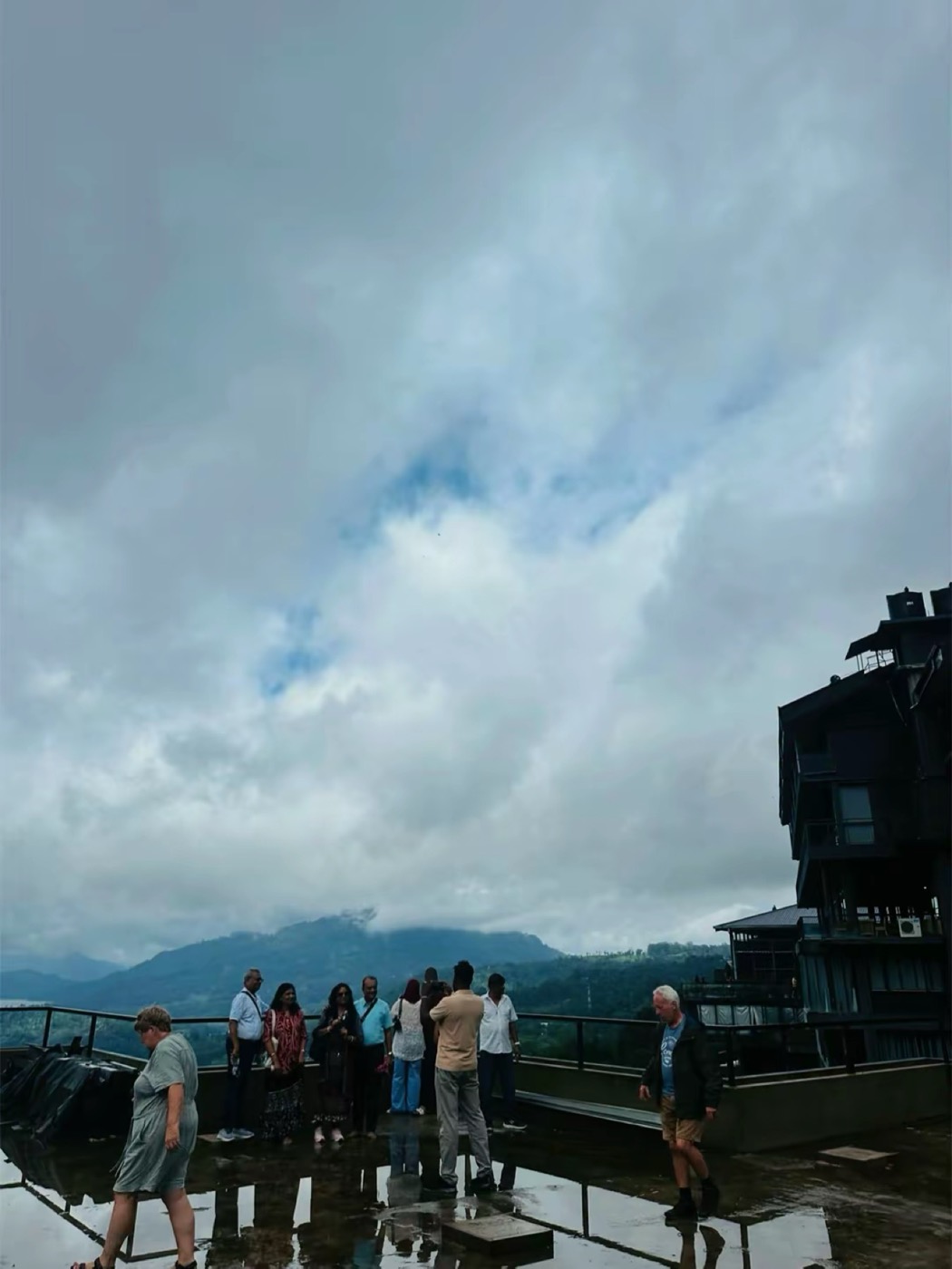 Mist over the viewpoint