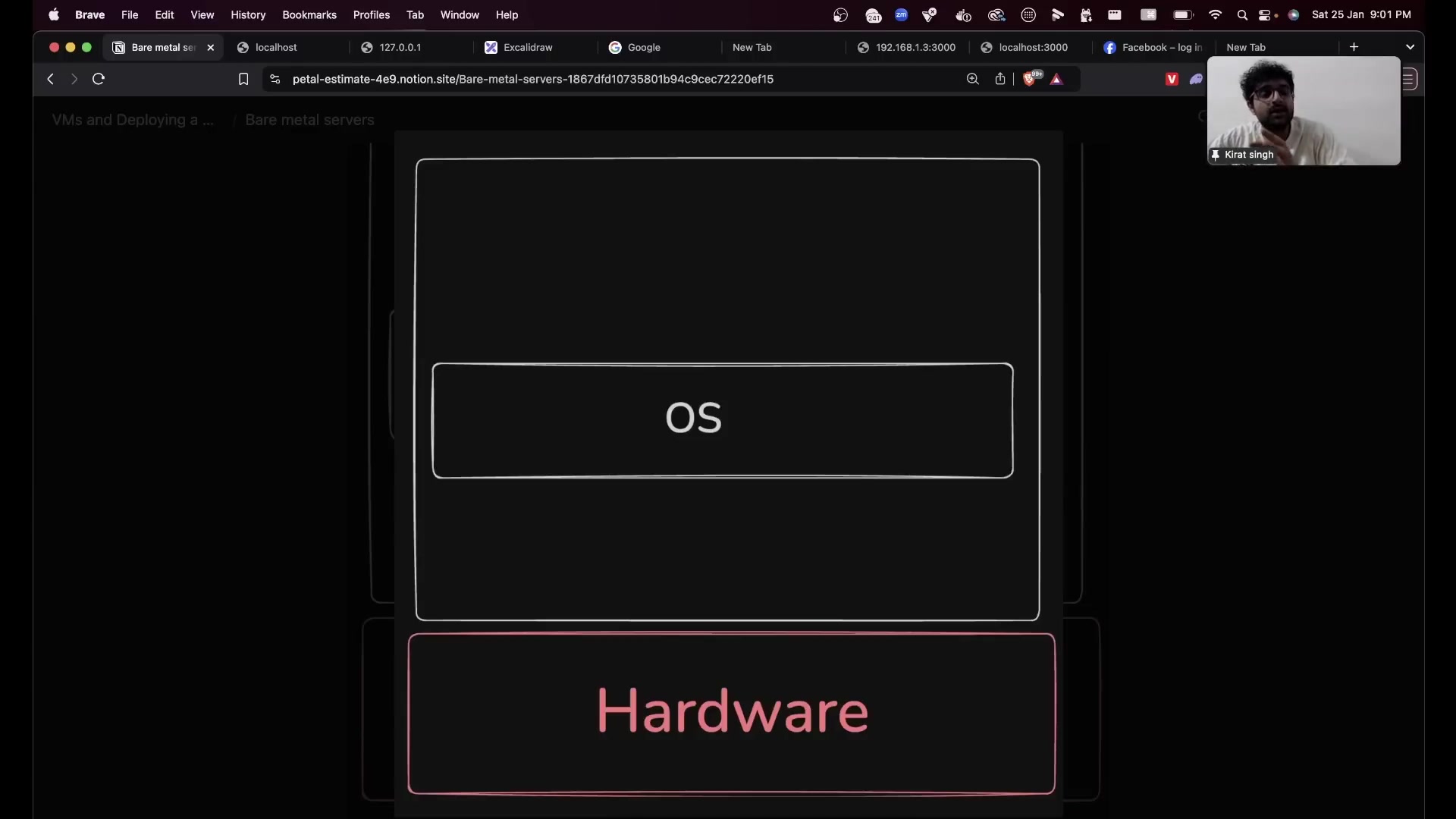 Screenshot: Bare Metal Servers vs Virtualization