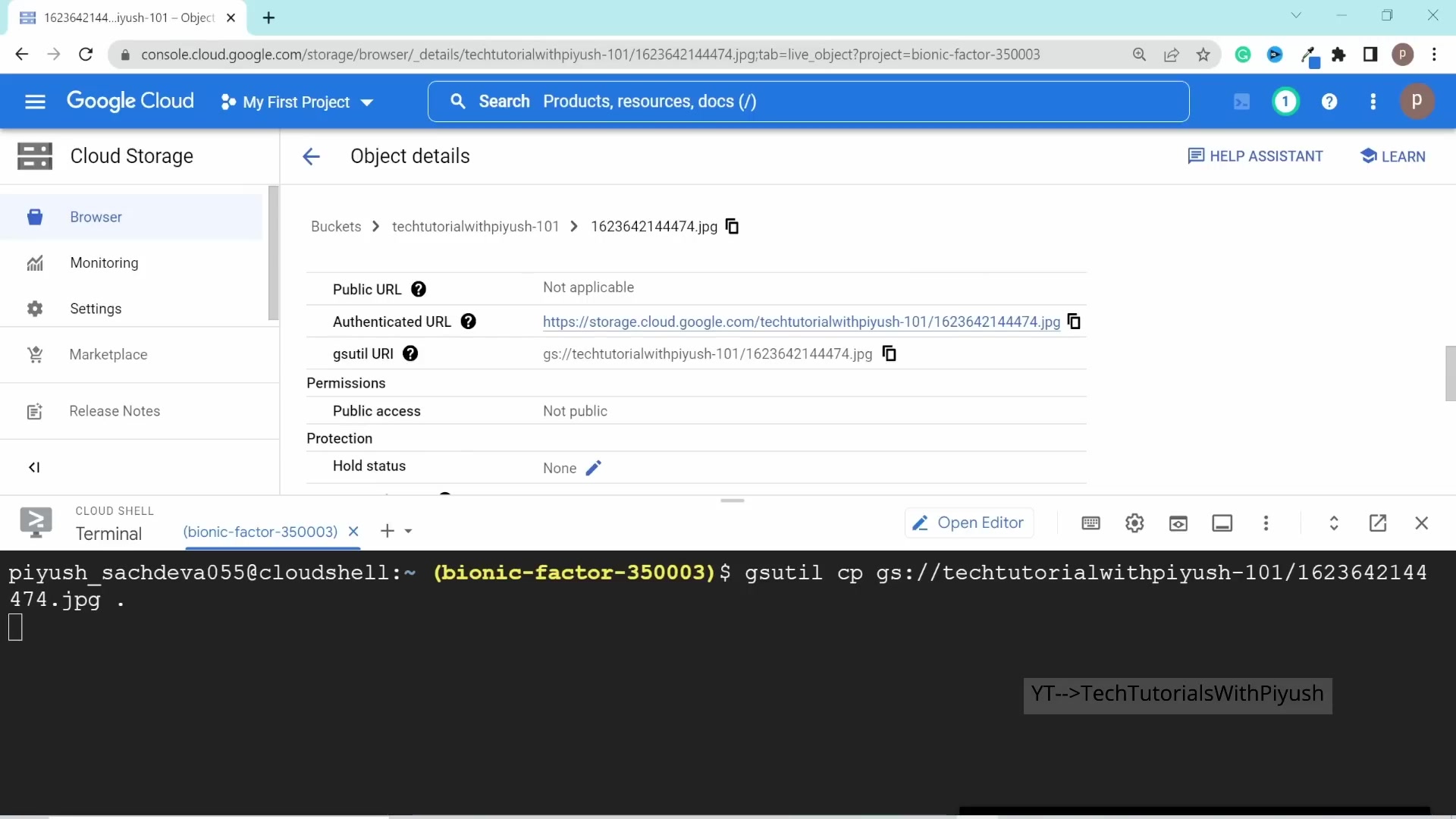 Screenshot: Storage Lifecycle Management Rules