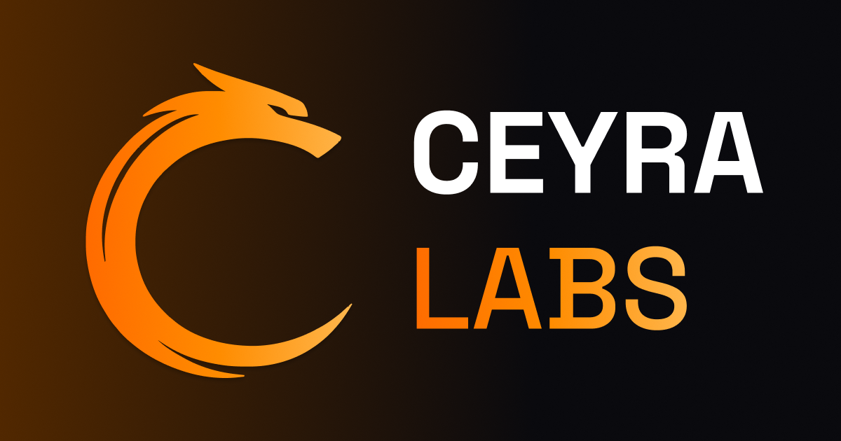 Ceyora Labs — Open Graph social card used across the studio site
