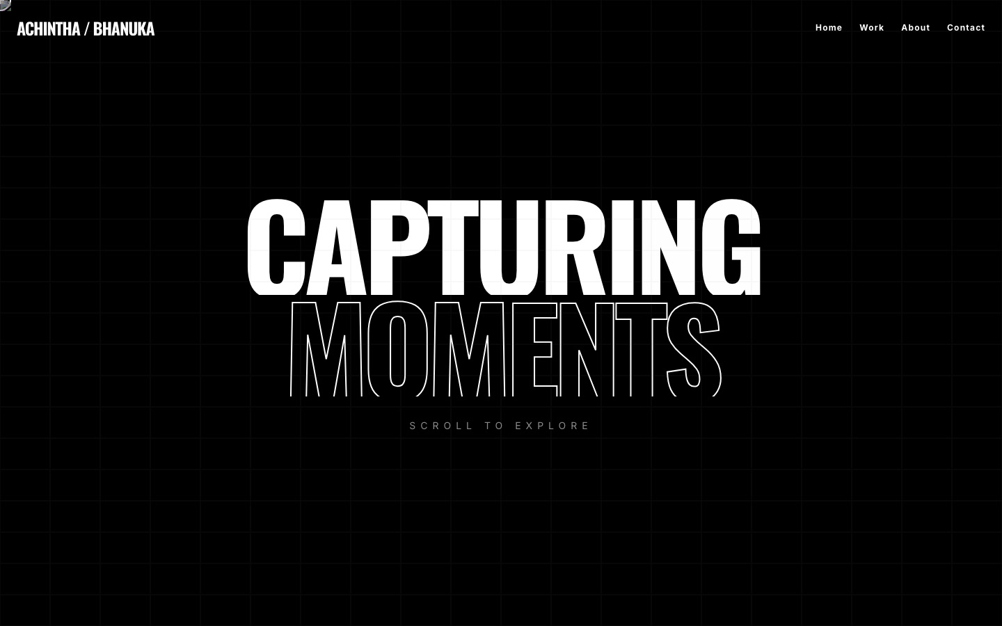 Achintha Banuka, Camara & Tora Ayya — Live site — Achintha Banuka "Capturing moments" portfolio